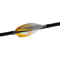 Перья Gas Pro SPIN VANES SHIELD RICK SERIES 2" RH бело-желтый